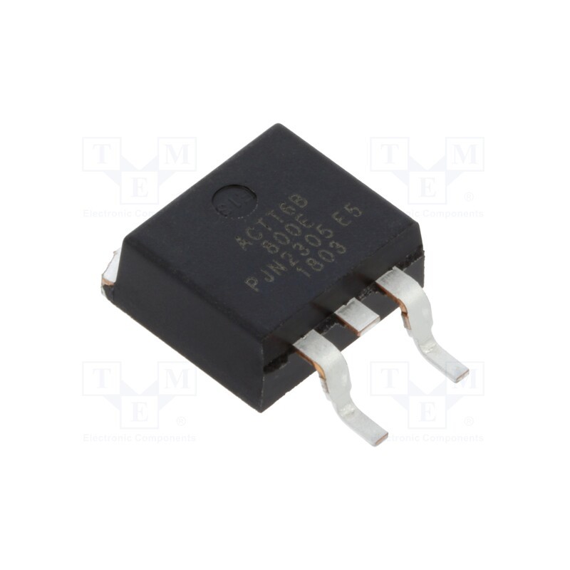 10 pcs : ACTT6B-800E,118 - Thyristor: AC switch, 800V, Ifmax: 6A, Igt: 10mA, D2PAK, SMD