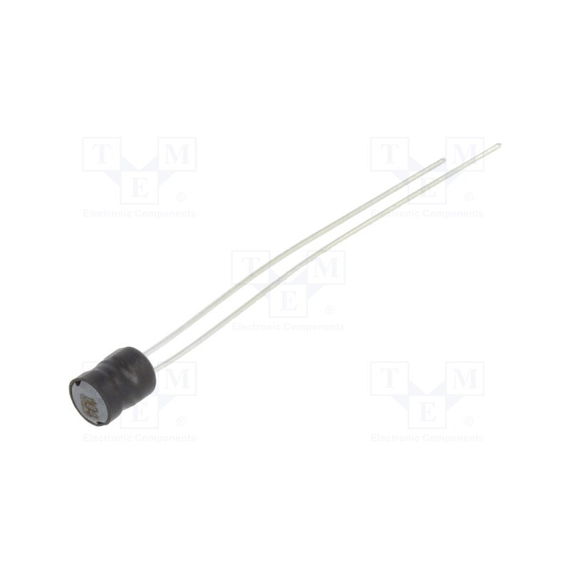 50 pcs : 11R104C - Inductor: wire, THT, 100uH, 350mA, 1.1Ω, ±10%, Ø5x7.5mm, vertical