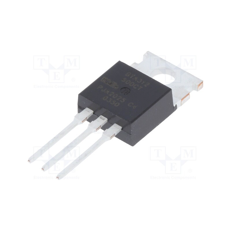 10 pcs : BTA312-600CT,127 - Triac, 600V, 12A, TO220AB, Igt: 35mA, Ifsm: 100A, 3Q,Hi-Com