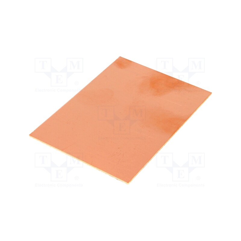 10 pcs : - Laminate, FR4,epoxy resin, 1.5mm, L: 100mm, W: 75mm, Coating: copper