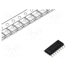 10 pcs : ULN2003AIDR - IC: driver, darlington,transistor array, SO16, 0.5A, 50V, Ch: 7