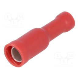 50 pcs : ST-050/R - Terminal: round, female, Ø: 4mm, 0.5÷1.5mm2, crimped, for cable