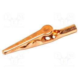 10 pcs : BU-60M - Crocodile clip, 10A, Grip capac: max.7.9mm, Overall len: 51mm