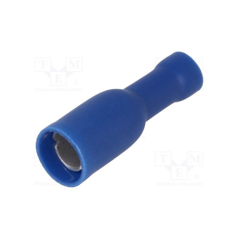 50 pcs : ST-051/B - Terminal: round, female, Ø: 5mm, 1.5÷2.5mm2, crimped, for cable