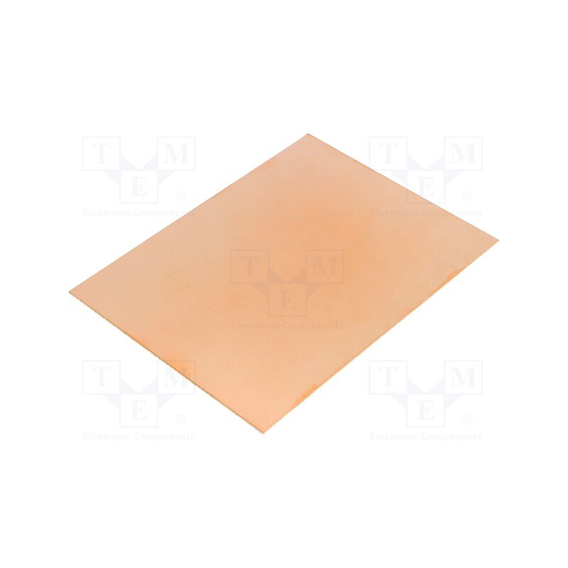 10 pcs : - Laminate, FR4,epoxy resin, 1.5mm, L: 100mm, W: 75mm, Coating: copper