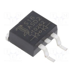 10 pcs : S16ASD2 - Diode: rectifying, SMD, 50V, 8Ax2, 1.5us, D2PAK, Ufmax: 1.1V, Ir: 5uA