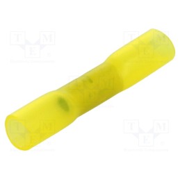 10 pcs : ST-061/Y - Tip: butt splice, in heat-shrinkable insulation, copper, 4÷6mm2