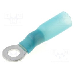 10 pcs : ST-081/B-T - Tip: ring, M4, Ø: 4.3mm, 1.5÷2.5mm2, crimped, for cable, blue, 150°C