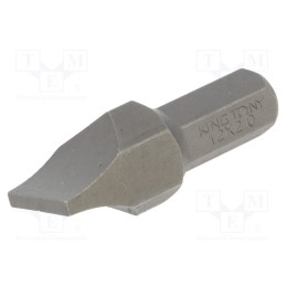 10 pcs : 183612S - Screwdriver bit, slot, 12,0x2,0mm, Overall len: 36mm