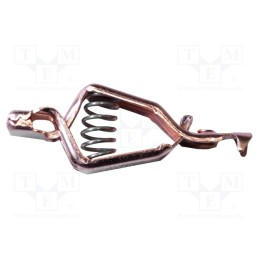 10 pcs : BU-48C - Crocodile clip, 20A, Grip capac: max.12.7mm, Overall len: 51mm