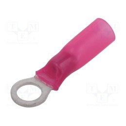 10 pcs : ST-082/R-T - Tip: ring, M5, Ø: 5.3mm, 0.5÷1.5mm2, crimped, for cable, red, 150°C