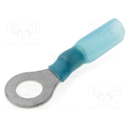 10 pcs : ST-083/B-T - Tip: ring, M6, Ø: 6.5mm, 1.5÷2.5mm2, crimped, for cable, blue, 150°C