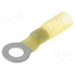 10 pcs : ST-083/Y-T - Tip: ring, M6, Ø: 6.5mm, 4÷6mm2, crimped, for cable, yellow, 150°C