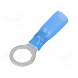 10 pcs : ST-084/B-T - Tip: ring, M8, Ø: 8.4mm, 1.5÷2.5mm2, crimped, for cable, blue, 150°C