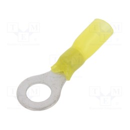 10 pcs : ST-084/Y-T - Tip: ring, M8, Ø: 8.4mm, 4÷6mm2, crimped, for cable, yellow, 150°C