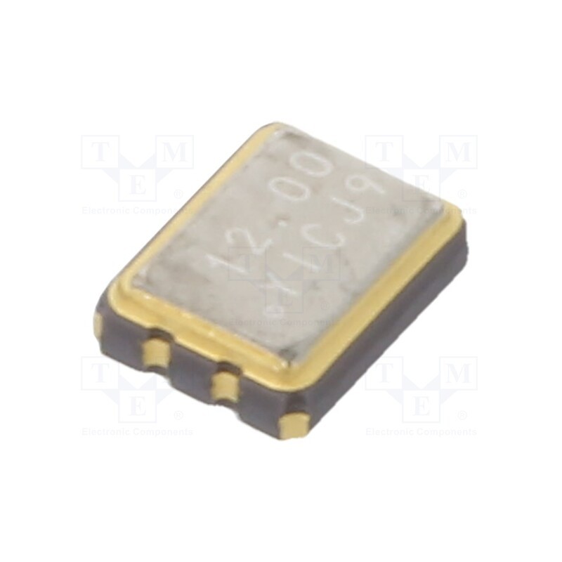 10 pcs : OSC12M-3.3I/S3 - Generator: quartz, 12MHz, SMD, 3.3V, ±50ppm, -40÷85°C