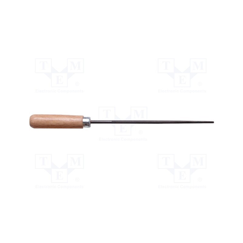 10 pcs : 5-233 - File, needle, round, wood, 100mm
