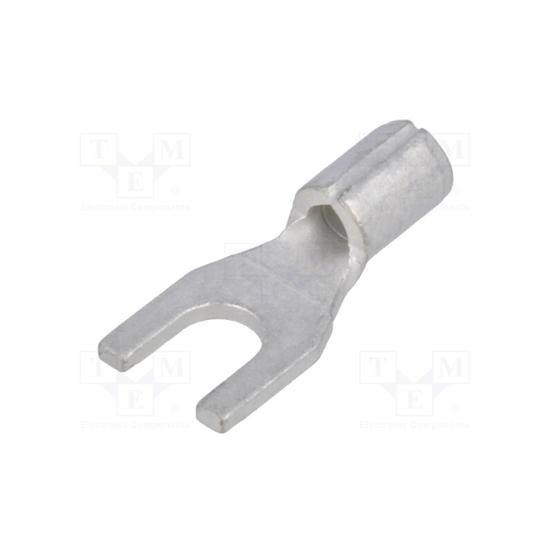50 pcs : ST-093/2 - Tip: fork, M3, 0.5÷1mm2, crimped, for cable, non-insulated, tinned