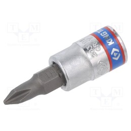 10 pcs : 203101 - Socket, socket spanner, PH1, 1/4', 37mm, Bit: Phillips