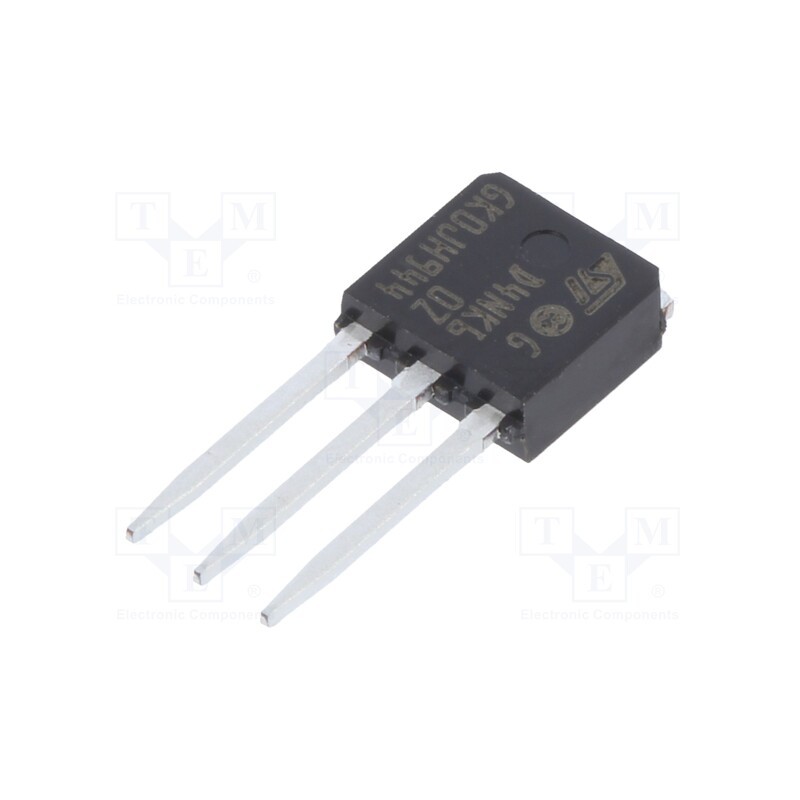 10 pcs : STD4NK60Z-1 - Transistor: N-MOSFET, unipolar, 600V, 2.5A, Idm: 16A, 70W, IPAK