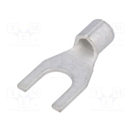 20 pcs : ST-097/6 - Tip: fork, M6, 4÷6mm2, crimped, for cable, non-insulated, tinned