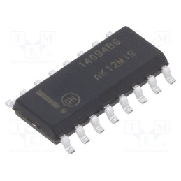 10 pcs : MC14094BDG - IC: digital, 8bit,shift and store, CMOS, SMD, SO16, 3÷18VDC