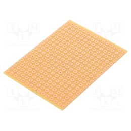10 pcs : 810-2 - Board: universal, single sided,prototyping, W: 100mm, L: 75mm