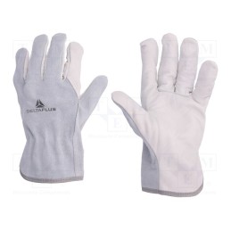10 set : FCN2911 - Protective gloves, Size: 11, natural leather, FCN29