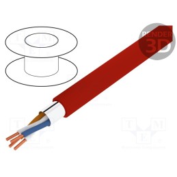 20 m : TN0102 - Wire: control cable, YnTKSYekw, 2x2x0.8mm, Insulation: PVC, 0.5mm2