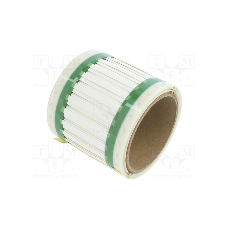 50 pcs : 6632750001 - Heat shrink markers, 50mm, white, Shrinking ratio: 3: 1