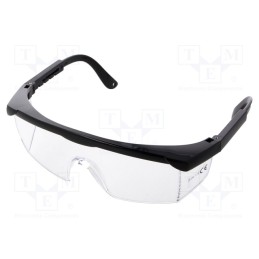 10 pcs : L1500600 - Safety spectacles, Lens: transparent, Features: regulated