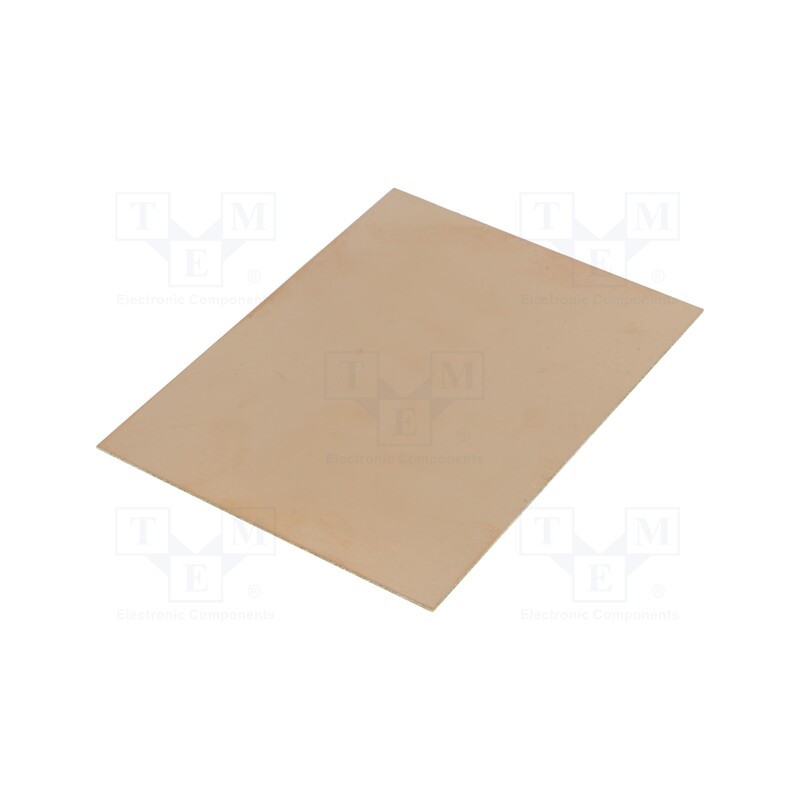 20 pcs : - Laminate, FR4,epoxy resin, 0.6mm, L: 100mm, W: 75mm, Coating: copper