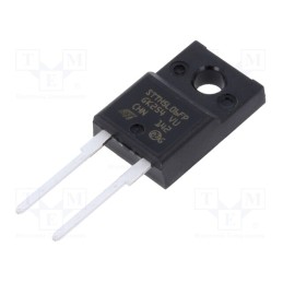 10 pcs : STTH5L06FP - Diode: rectifying, THT, 600V, 5A, , Ifsm: 90A, TO220FPAC, 65ns