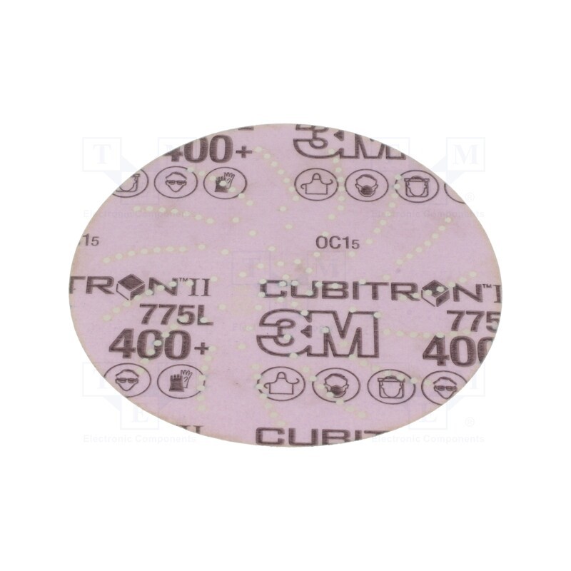 20 pcs : 775L P400 125MM CUBITRON II - Wheel, 125mm, Granularity: 400, with holes, CUBITRON II