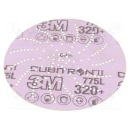 20 pcs : 775L P320 125MM CUBITRON II - Wheel, 125mm, Granularity: 320, with holes, CUBITRON II