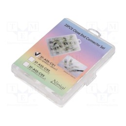 10 set : ST-ASS-CE1 - Close end connectors, crimped, 22AWG÷16AWG, Variant: insulated