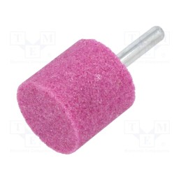 10 pcs : MA.038 - Grindingstone, Ø: 30mm, Ø: 6mm, Tip mat: aluminium oxide