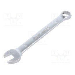 10 pcs : PGT101 - Wrench, combination spanner, 9mm, Chrom-vanadium steel, satin