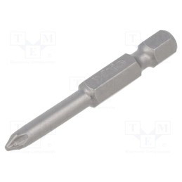 10 pcs : 031 015 10 - Screwdriver bit, Pozidriv®, PZ1, Overall len: 50mm