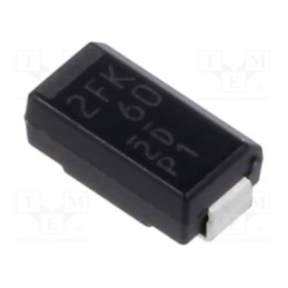 10 pcs : D2FK60-5103 - Diode: rectifying, SMD, 600V, 1.5A, 75ns, 2F, Ufmax: 1.3V, Ifsm: 40A