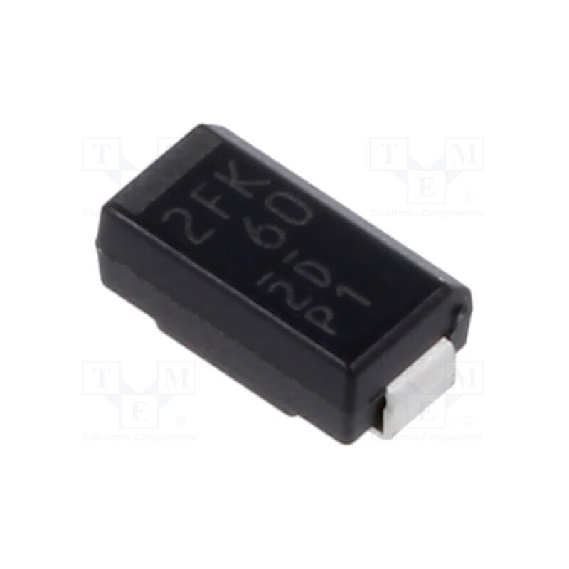 10 pcs : D2FK60-5103 - Diode: rectifying, SMD, 600V, 1.5A, 75ns, 2F, Ufmax: 1.3V, Ifsm: 40A