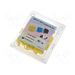 10 set : ST-ASS-TTAP-Y - Connectors, Variant: insulated, 20pcs.