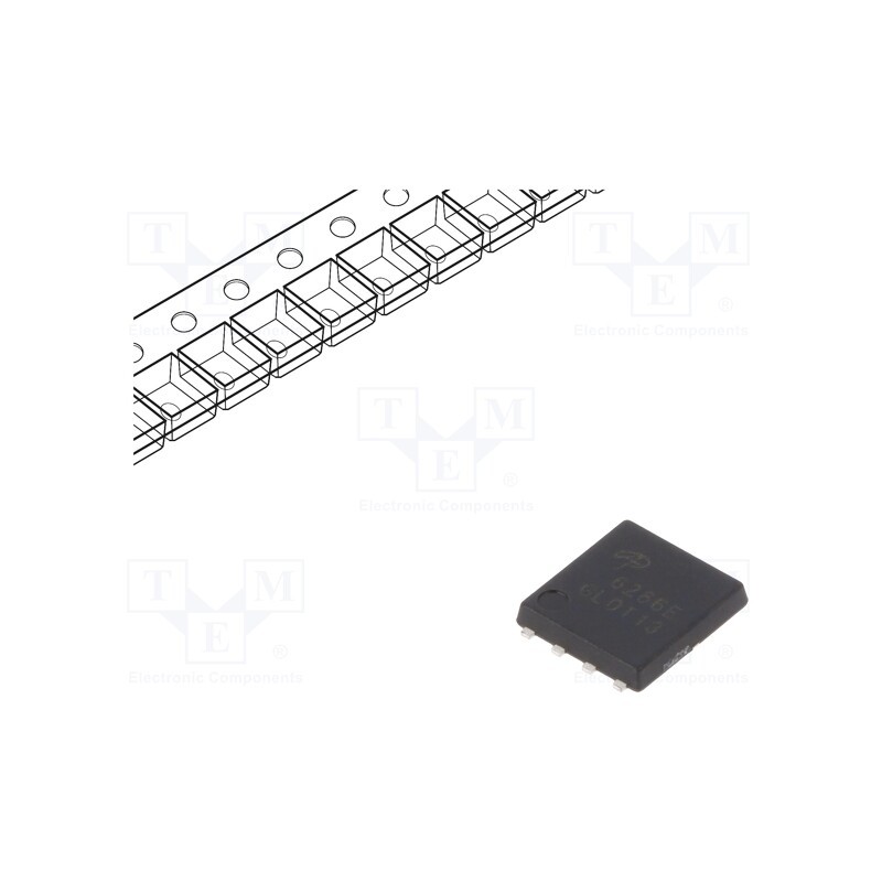 10 pcs : AON6266E - Transistor: N-MOSFET, unipolar, 60V, 21A, 10.5W, DFN5x6