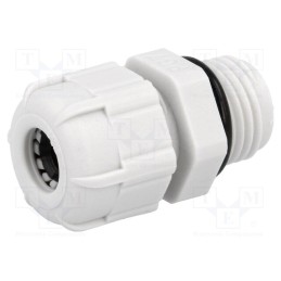 20 pcs : 4007 - Cable gland, PG7, IP68, polyamide, grey, UL94V-2