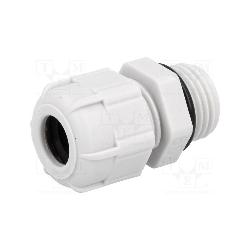 20 pcs : 4009 - Cable gland, PG9, IP68, polyamide, grey, UL94V-2