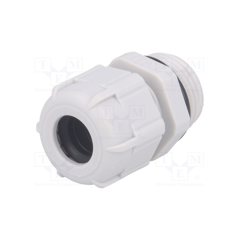 20 pcs : 4011 - Cable gland, PG11, IP68, polyamide, grey, UL94V-2