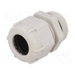 10 pcs : 4021 - Cable gland, PG21, IP68, polyamide, grey, UL94V-2