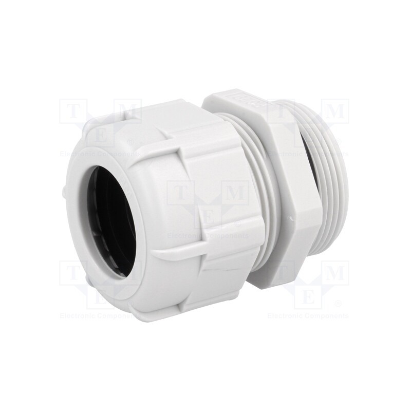 10 pcs : 4029 - Cable gland, PG29, IP68, polyamide, grey, UL94V-2