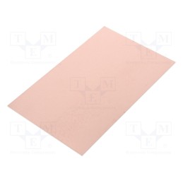 10 pcs : - Laminate, CEM3, 1.5mm, L: 100mm, W: 160mm, Coating: copper