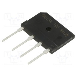 10 pcs : D15XB100-7000 - Bridge rectifier: single-phase, Urmax: 1kV, If: 15A, Ifsm: 200A